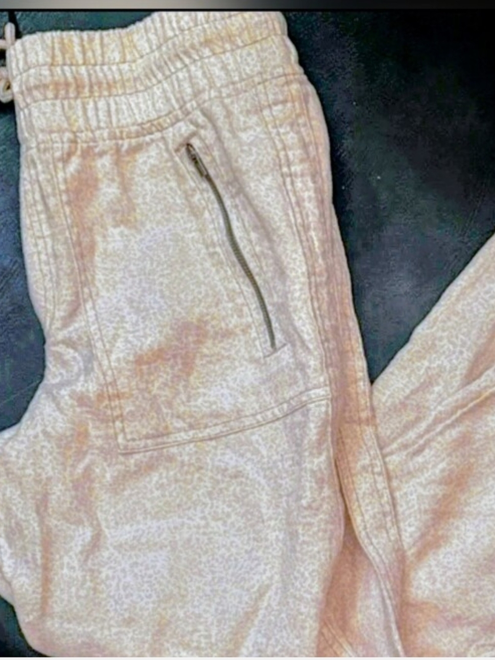 Athleta Light Pink Tie-Dye Jogger Pants